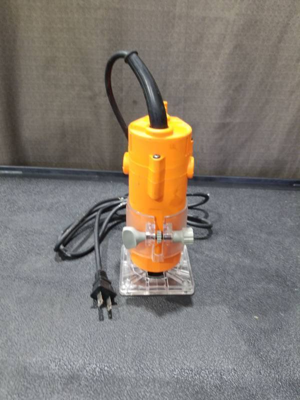 lot 9880 image: Electric Wood Trim Router with Clear Base
