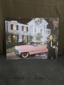 lot 3339 image: Graceland Pink Cadillac Metal Sign