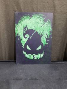 lot 3343 image: OOGIE BOOGIES SINSTER SMILE METAL SIGN