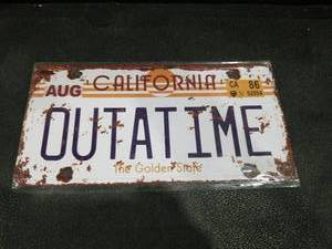 lot 3345 image: California Out Time License Plate