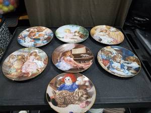 lot 3398 image: Children and Toys Decorative Plate Collection