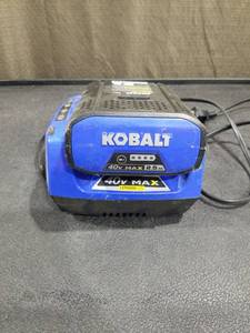 lot 3411 image: Kobalt 40V Max Lithium-Ion Battery Charger