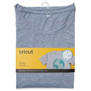 lot 3413 image: Cricut Adult T-Shirt Blank - Unisex XXX-Large  Crew-Neck  Gray