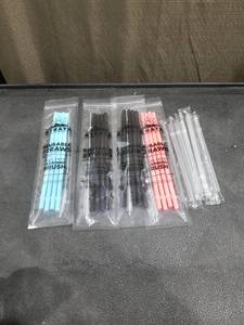 lot 3484 image: Strata Reusable Drinking Straws with Cleaning Brush