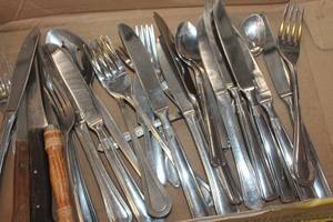 lot 3331 image: Pfaltzgraff Silverware and More