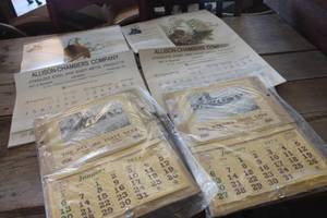 lot 3334 image: Vintage 1970s Calendars