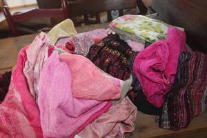 lot 3376 image: Lot of Scarves and More
