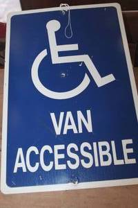 lot 3407 image: Metal Road Sign