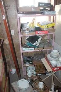 lot 3456 image: Contents of Shelf and Table