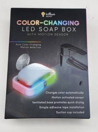 lot 67073 image: Motion Sensor LED Soap Dish - Retail $15