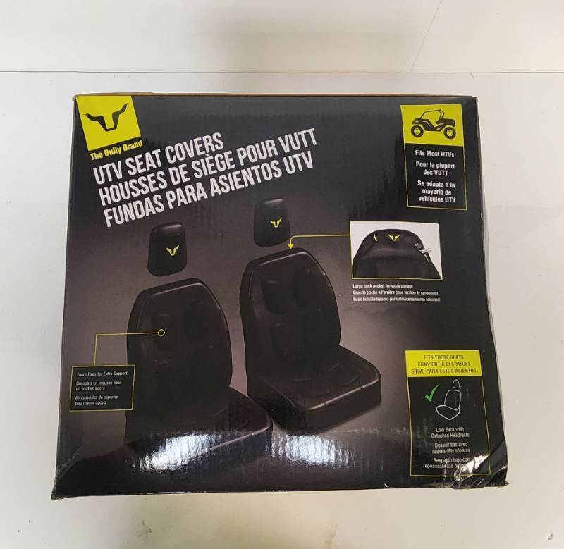 lot 67320 image: Bully Brand UTV Seat Covers Set - Retail $85
