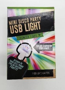 lot 67451 image: Mini Disco Party USB Light - Retail $10