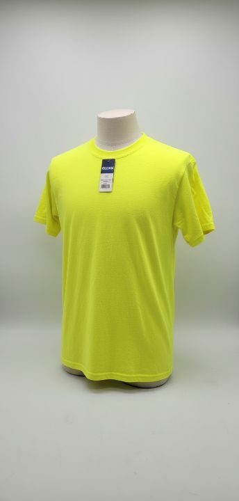lot 67777 image: Gildan Safety Yellow T-Shirt Size Medium