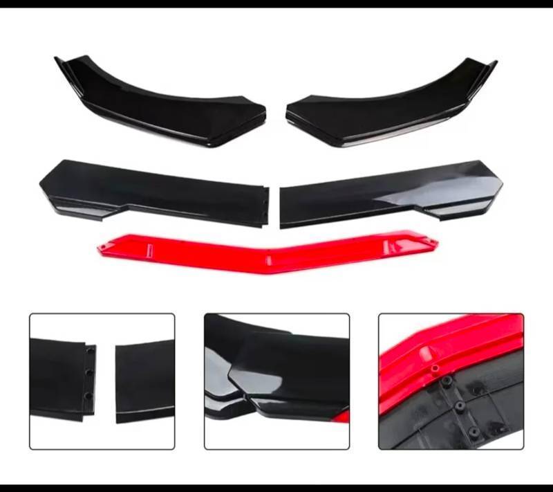 lot 68087 image: Universal Front Bumper Lip Kit 4-5 Piece Set
