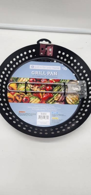 lot 68769 image: BBQ Grill Pan with Removable Handle - Retail $10