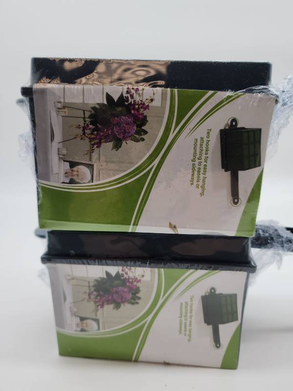 lot 68862 image: Planter Mounting Bracket Set Of 2 - Retail $12