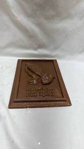 lot 16 image: Ceramic Praying Hands Wall Plaque