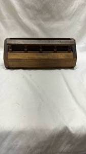 lot 17 image: Wall Mounted Wooden Letter Holder