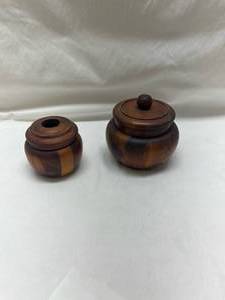 lot 26 image: Wooden Decorative Trinket Boxes