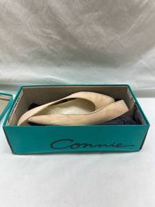 lot 47 image: Connie Cream Ballet Flats with Box