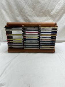 lot 57 image: Danish Modern Wall Mount CD Rack
