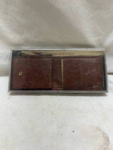 lot 85 image: Centrix Brown Leather Passcase Billfold Wallet with Box