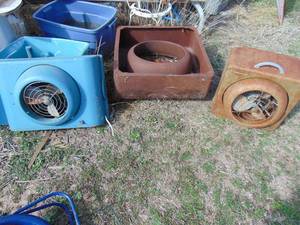 lot 2217 image: 3 vintage Vornado fans