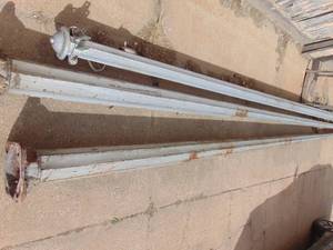 lot 2222 image: One 25 tall cast iron light pole