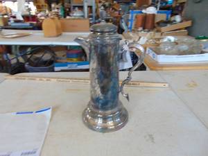lot 2231 image: Large silver plate pitcher