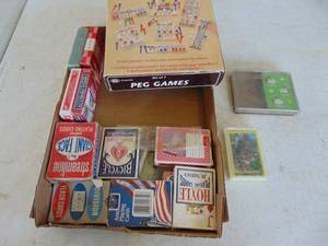 lot 2339 image: Full box of vintage playing cards