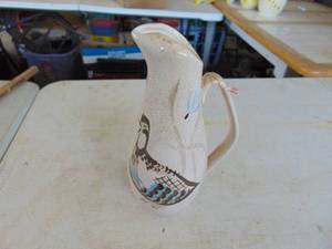 lot 2342 image: Red Wing Bobwhite Pitcher