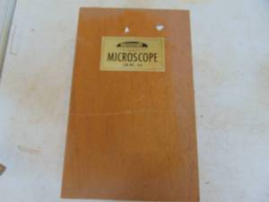 lot 2346 image: Vintage microscope in box
