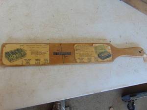 lot 2362 image: Lite Fuse Advertisement Paddle