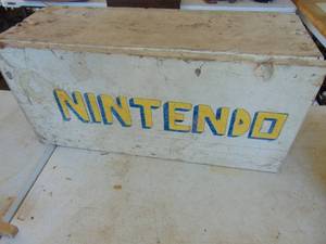 lot 2363 image: Nintendo - Wooden Stool -0