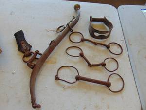 lot 2378 image: Horse Bits Stirrup and More