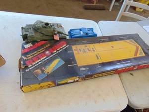 lot 2382 image: Tank - Car - and Rebound - - Vintage Toys