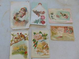 lot 2400 image: Selection of Vintage Trade Cards