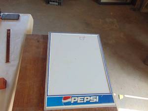 lot 2404 image: Pepsi Menu Board