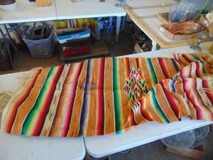 lot 2413 image: Southwestern Themed Tapestry