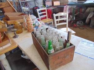 lot 2414 image: Crate With Soda Bottles - Mostly Huskers Soda