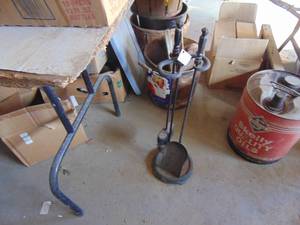 lot 2445 image: Set of Fire Place Tools