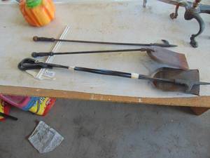 lot 2446 image: Fire Place Tools Assortment