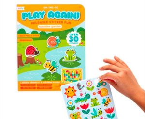 lot 1913 image: Play Again Sunshine Garden Reusable Sticker Set