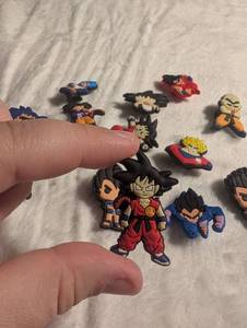 lot 1919 image: Dragon Ball Z Character Crocs Charm Set