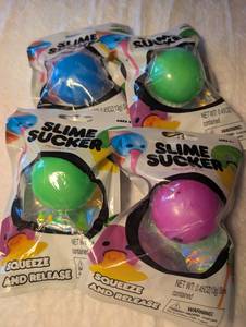 lot 1920 image: Slime Sucker Fidget Toy Set- 4 ct