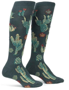 lot 1931 image: Sock It To Me Cactus Jungle Womens Crew Socks
