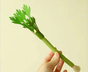 lot 1951 image: Felt Celery Stalk Cat Play Sticks
