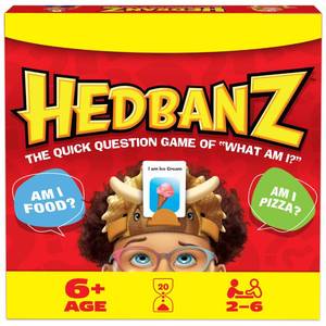 lot 309 image: Spin Master Games, Hedbanz 2023 Edition with New Cards, Picture Guessing Board Game, for Family & Kids, 2-6 Players, for Ages 6 & Up - Retail $16