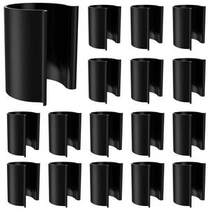 lot 311 image: Jetec 32 Pcs Black Pool Cover Clips for Above Ground Pool Cover Clamps for 1-12 Inch PVC Pipe Clamps Black Securing Clip for Backyard Swimming with Railing - Retail $22