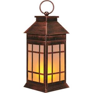 lot 316 image: 18 Glass Solar Lanterns Outdoor Waterproof, Large Solar Flickering Flame Lantern, Outdoor Lantern Decorative Metal Garden Light for Patio Garden Backyard Outside Tabletop Decor Birthday Gift Grandma - Retail $44